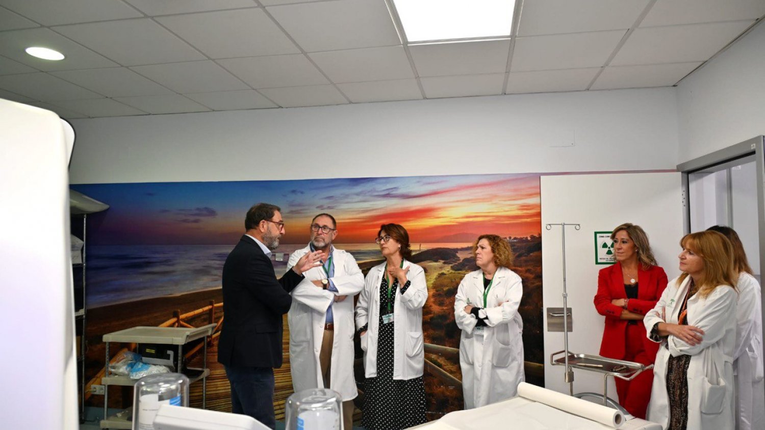 Pacientes se benefician ya de las nuevas instalaciones para estudios ecográficos en el Hospital Clínico de Málaga 