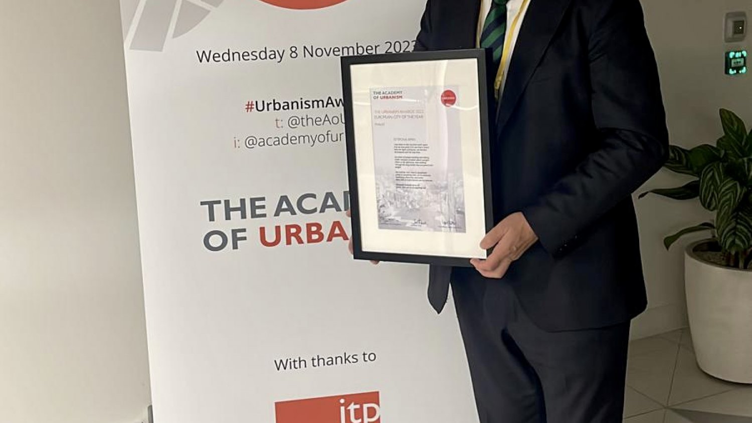 Estepona obtiene el segundo premio de The Academy of Urbanism como Ciudad Europea del Año 2023