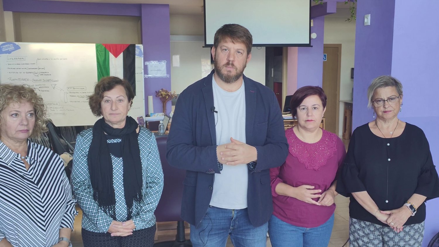 Podemos e IU piden al Ayuntamiento de Málaga poner en marcha una campaña de solidaridad con Gaza