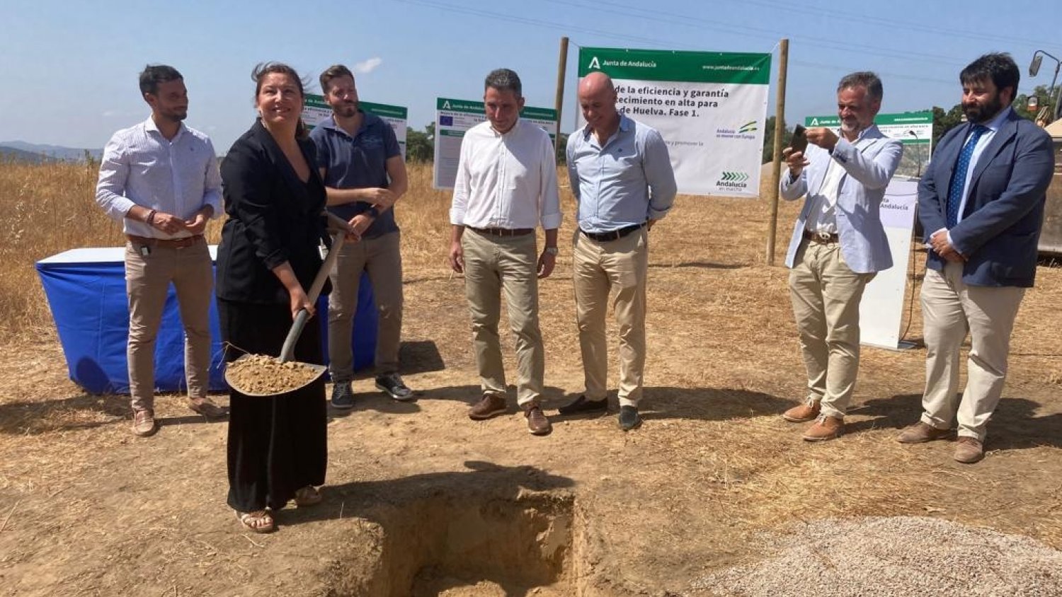 La Junta atiende la demanda de los ayuntamientos de la Sierra de Aracena con el inicio de obras de abastecimiento de agua
