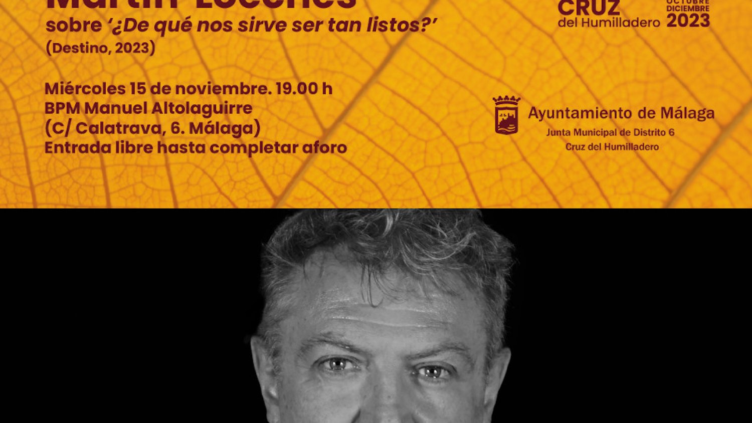El catedrático Manuel Martín-Loeches inaugurará la II edición del ciclo ‘Filosófica(y)mente´ en Málaga
