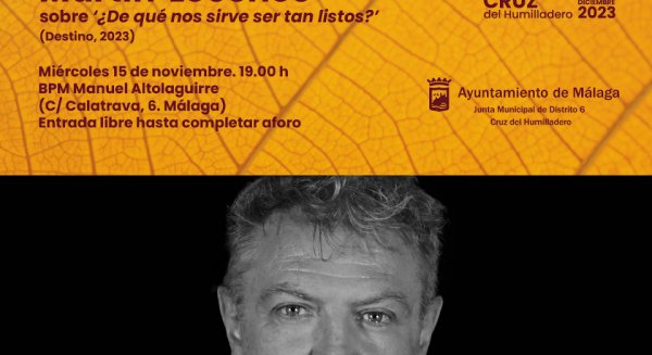 El catedrático Manuel Martín-Loeches inaugurará la II edición del ciclo ‘Filosófica(y)mente´ en Málaga