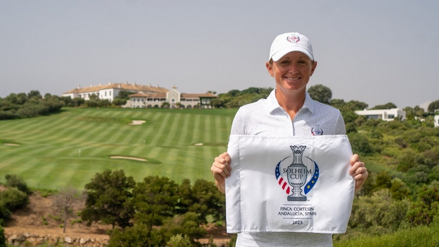 La capitana americana de la Solheim Cup 2023 visita Finca Cortesín