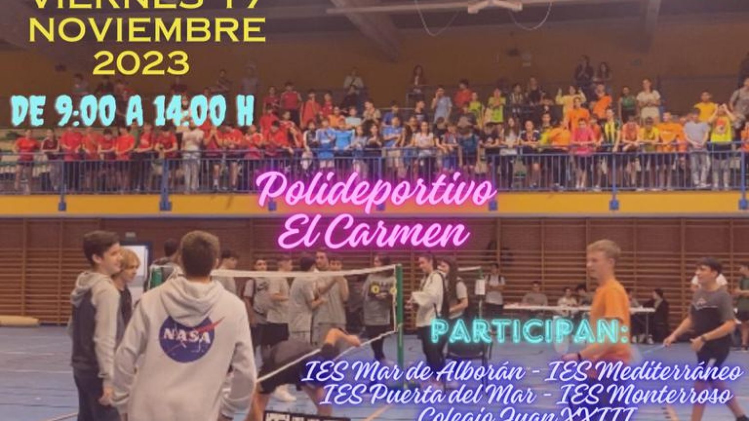Estepona organiza el III Encuentro de Bádminton Intercentros Solidario con la participación de 160 jóvenes