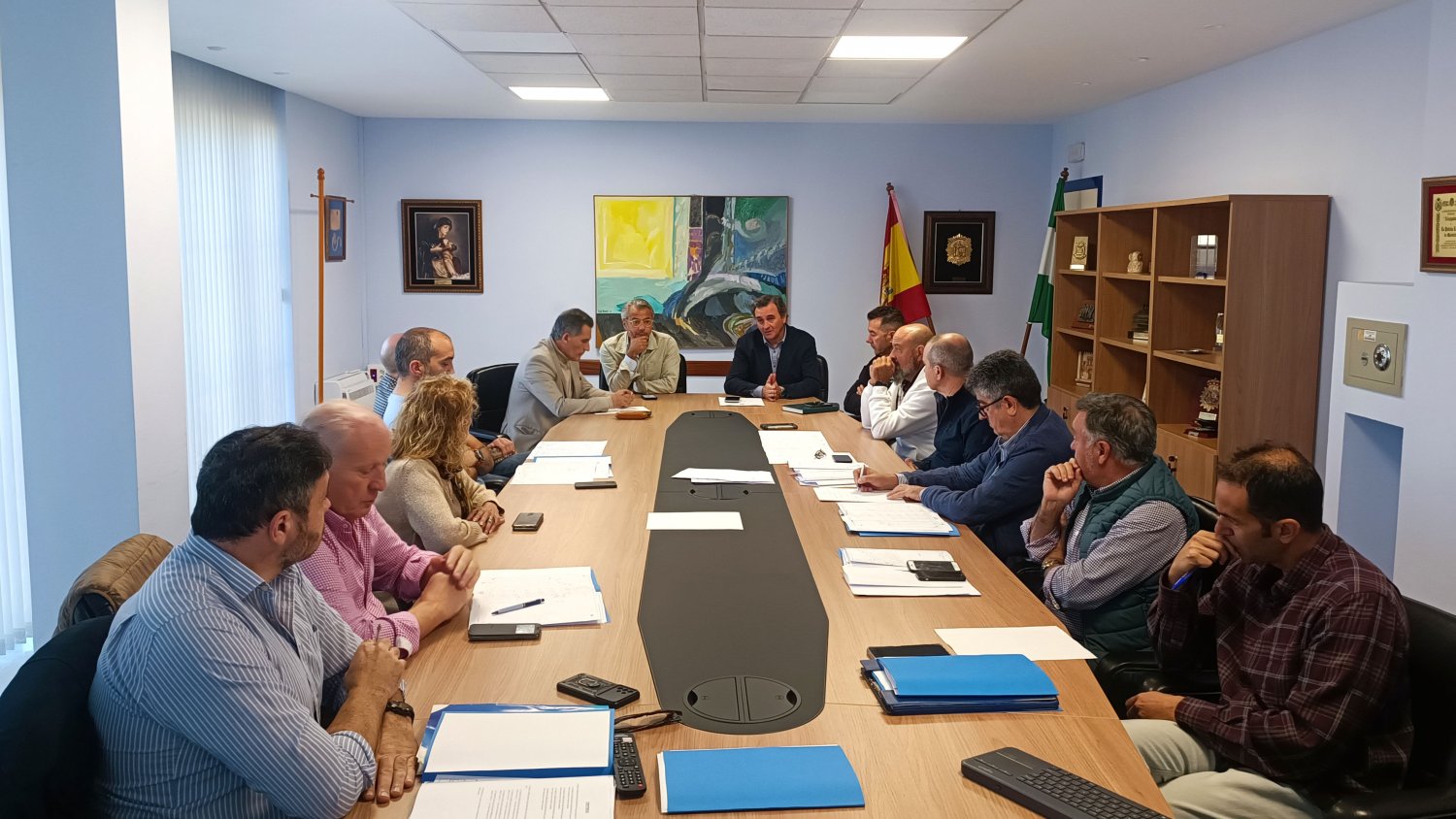 Marbella aborda con empresarios y vecinos del Polígono La Ermita medidas para mejorar la seguridad y la movilidad
