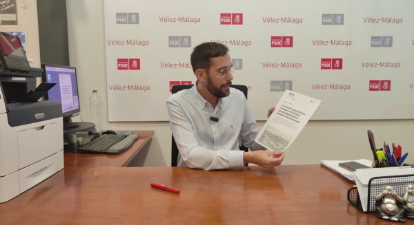 El portavoz socialista de Vélez-Málaga denuncia “la falta de transparencia y el juego sucio” del PP con la sequía 