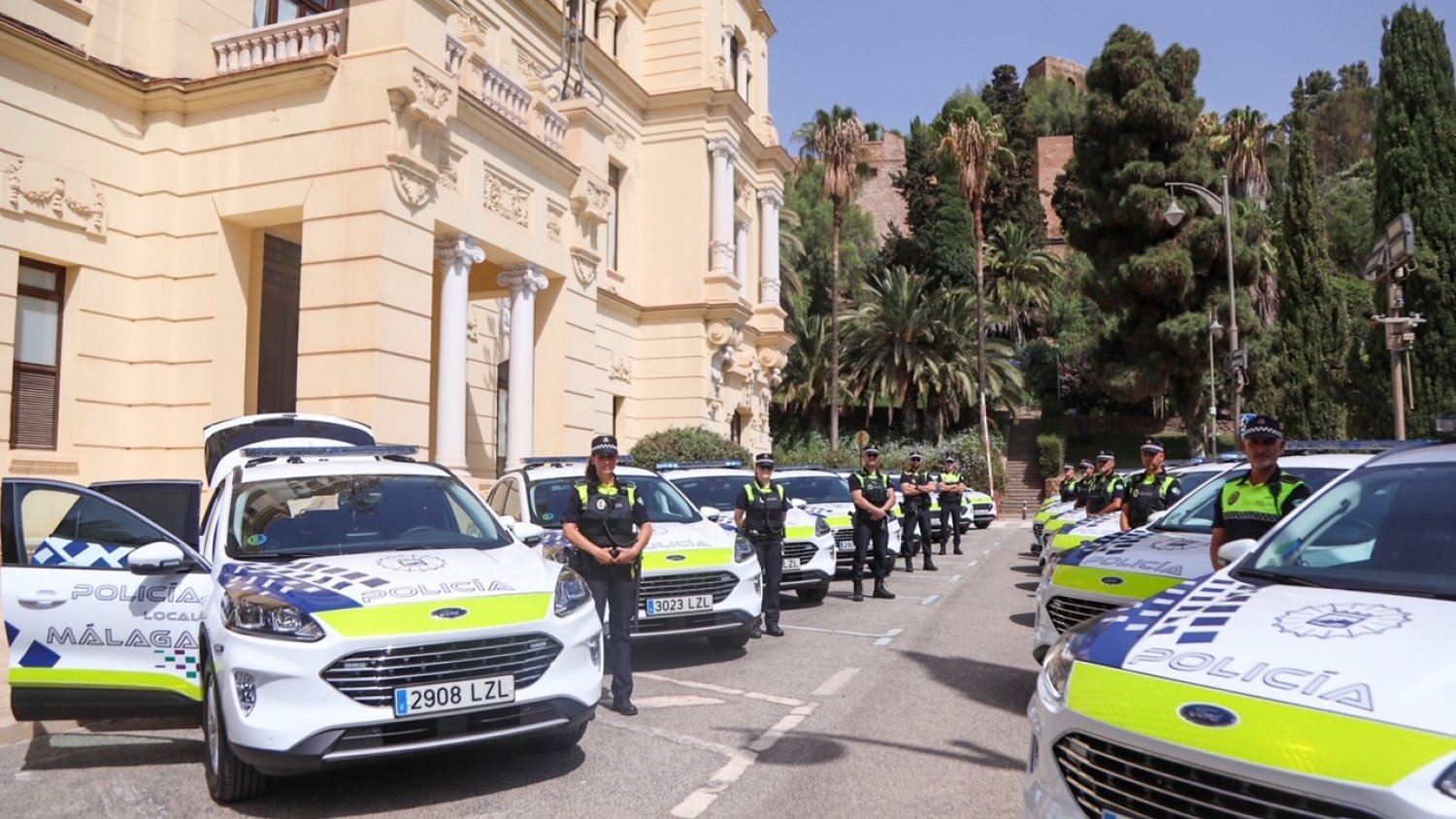 La Policía Local de Málaga renueva su flota con 23 nuevos vehículos