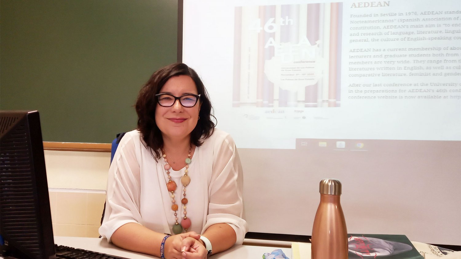 Rosario Arias, primera investigadora de la UMA en ostentar la presidencia de la Asociación Española de Estudios Anglo-Norteamericanos 