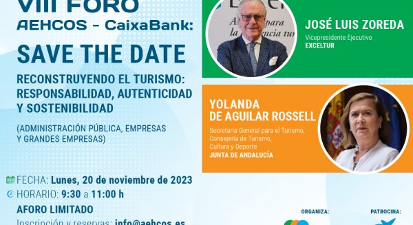 AEHCOS busca reconstruir el turismo en su VIII foro de la mano de Caixabank