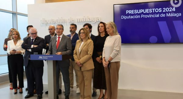 Diputación de Málaga aumenta un 20% sus inversiones y un 17% el gasto social en sus presupuestos de 2024