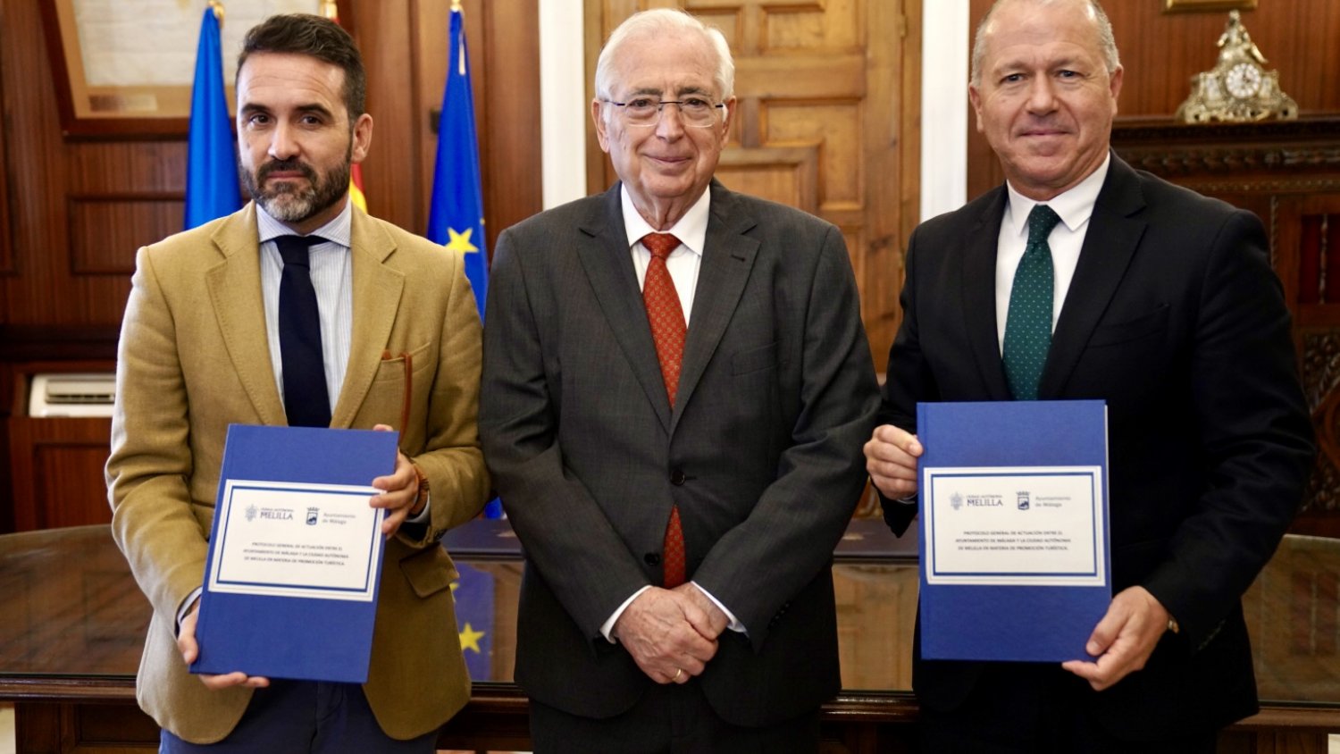 Málaga y Melilla firman un protocolo para generar sinergias turísticas entre ambas ciudades 