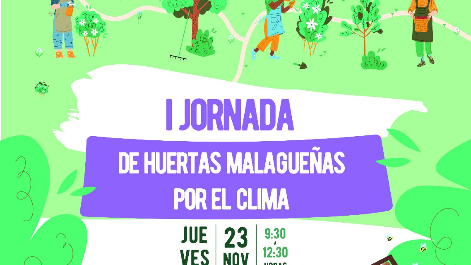 La Diputación celebra la I Jornada de Huertas Malagueñas por el Clima en el espacio Cultiva UMA