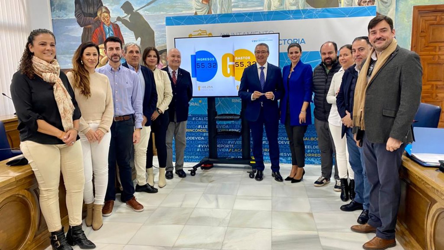 Rincón de la Victoria presenta “los mayores presupuestos de los últimos 15 años con 12M de capacidad inversora”