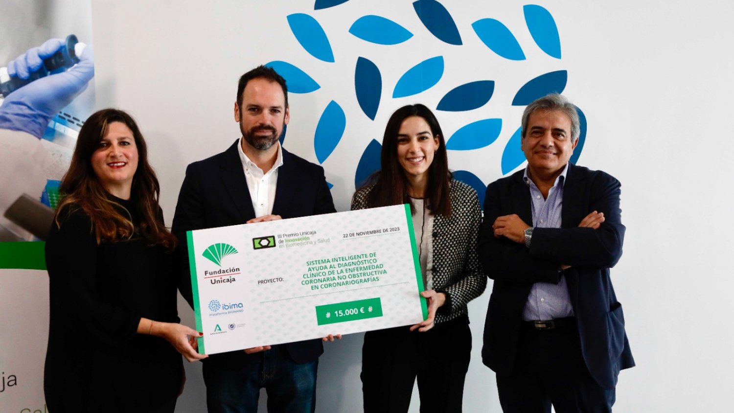 Un sistema inteligente de ayuda al diagnóstico de patologías coronaria gana el III Premio Unicaja de Innovación en Biomedicina y Salud