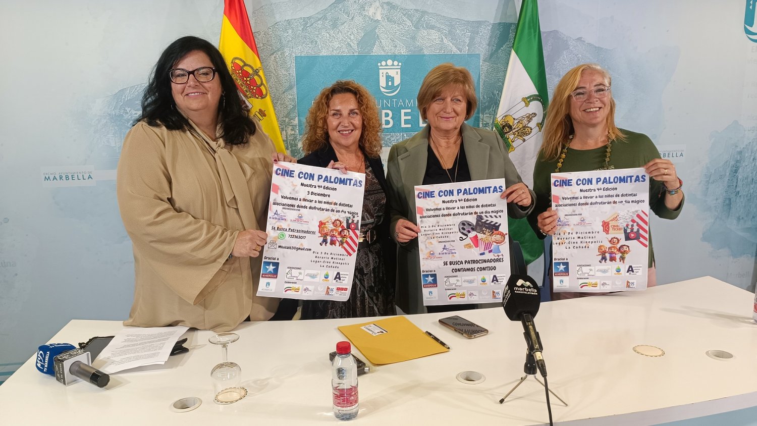  Marbella pone en marcha la iniciativa 'Cine con palomitas' para un centenar de niños/as de asociaciones locales 