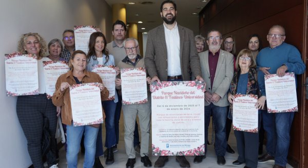 El Distrito Teatinos-Universidad tendrá un parque navideño desde el 6 de diciembre hasta el 7 de enero de 2024