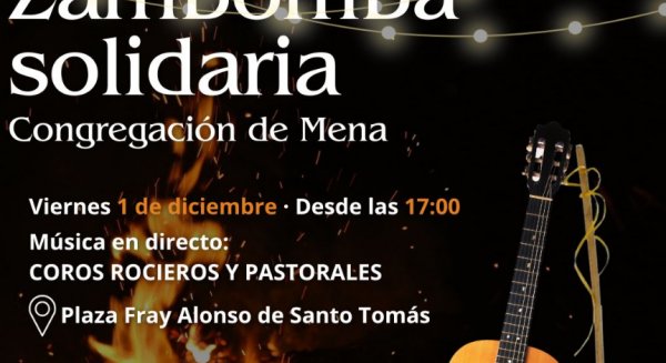 La Congregación de Mena de Málaga organiza su primera Zambomba solidaria para el 1 de diciembre
