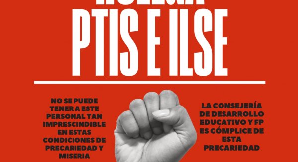 CCOO llama a los PTIS e ILSE de Málaga a huelga indefinida y concentrarse frente a la Delegación de Educación