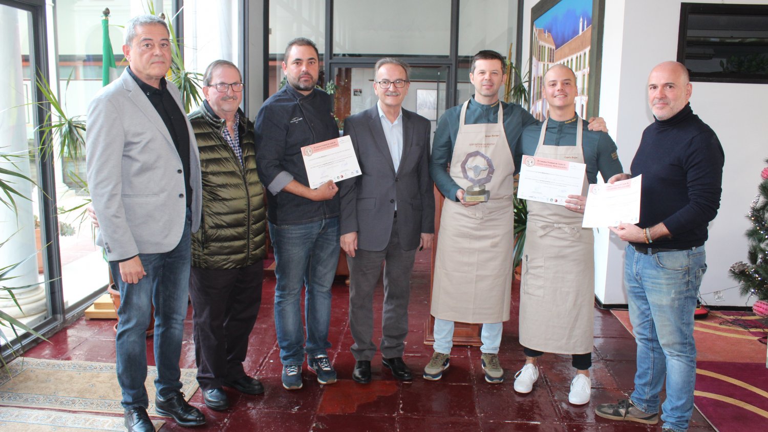 El restaurante Los Patios de Beatas en Málaga gana el VII Concurso de Cocina de Chivo Lechal 'La Carta Malacitana'