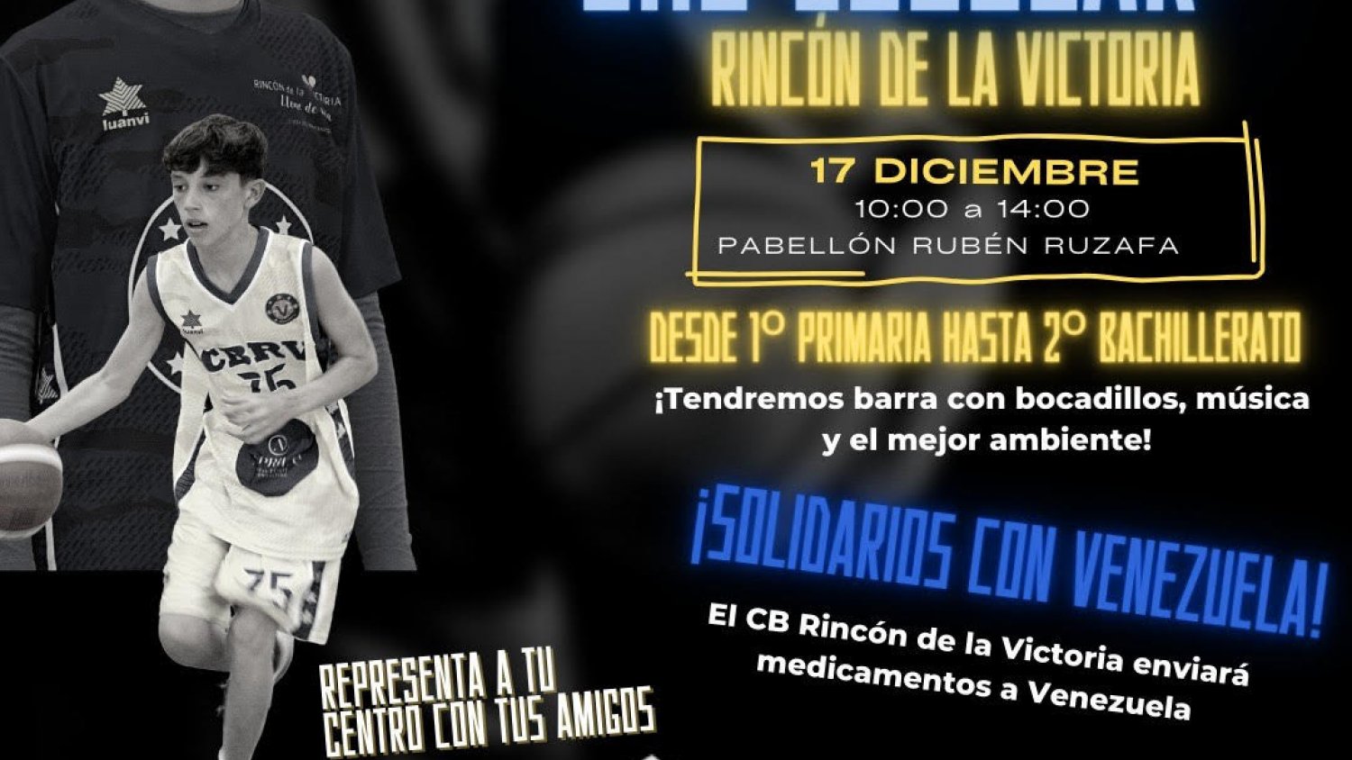 Rincón de la Victoria celebrará el V Torneo 3x3 escolar de baloncesto el 17 de diciembre con más de 100 jóvenes