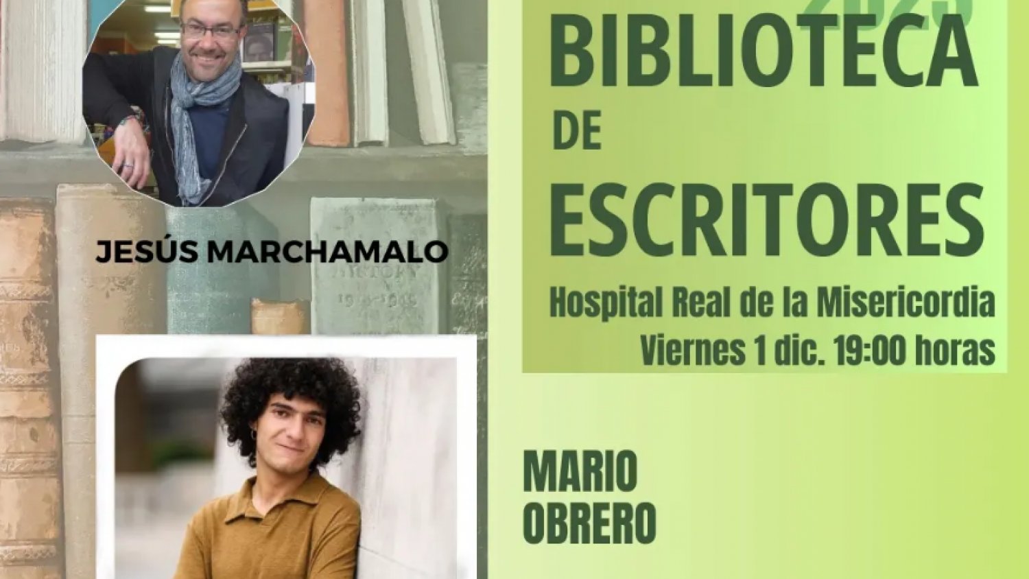 El IV ciclo ‘Biblioteca de escritores’ de Marbella finaliza el 1 de diciembre con el poeta Mario Obrero
