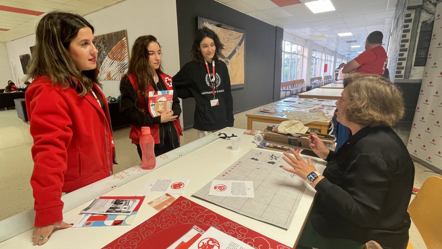 Mesas informativas en los campus universitarios de Málaga durante la Semana del Voluntariado 2023