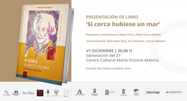 El Centro del 27 de la Diputación presenta un libro con recopilación de autoras en tributo a Ida Vitale