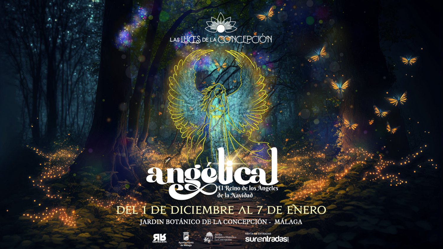 El Jardín Botánico de La Concepción en Málaga estrena el 1 de diciembre su espectáculo navideño de luz y sonido 