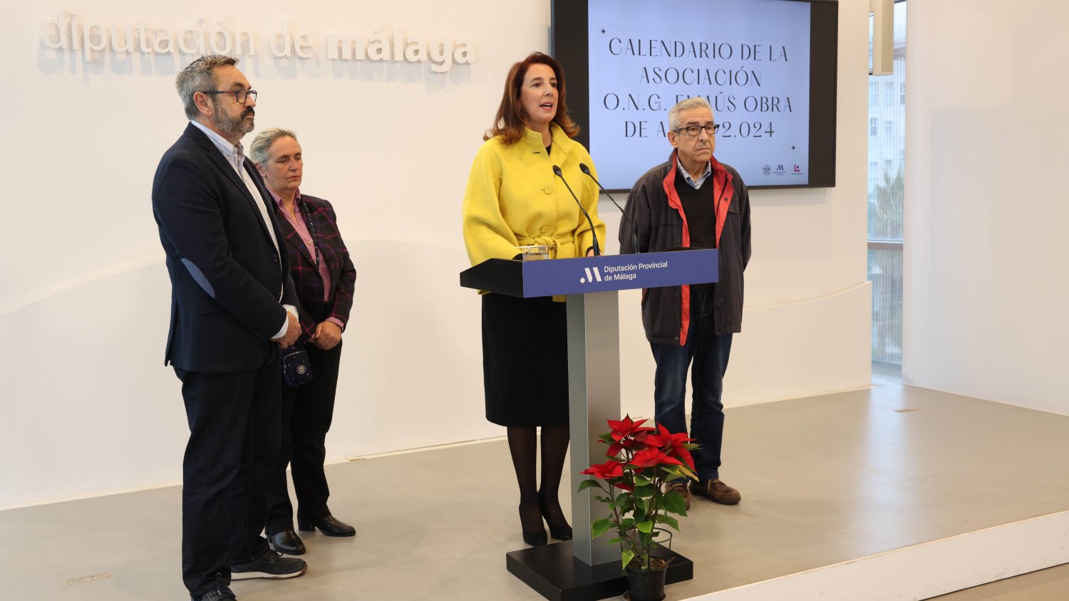 La Diputación de Málaga imprime calendarios solidarios para apoyar la labor de los comedores sociales Emaús