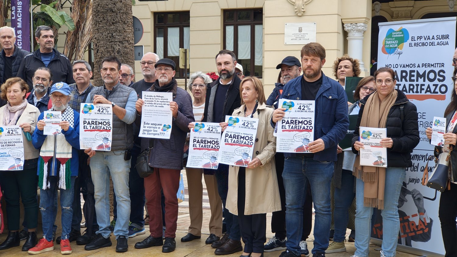 Con Málaga tacha de “antidemocrática y atraco a los bolsillos” la subida de las tarifas del agua en la ciudad