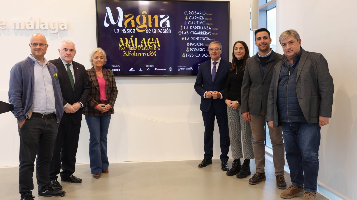 Málaga acoge el 3 de febrero un festival solidario con nueve bandas andaluzas de Semana Santa