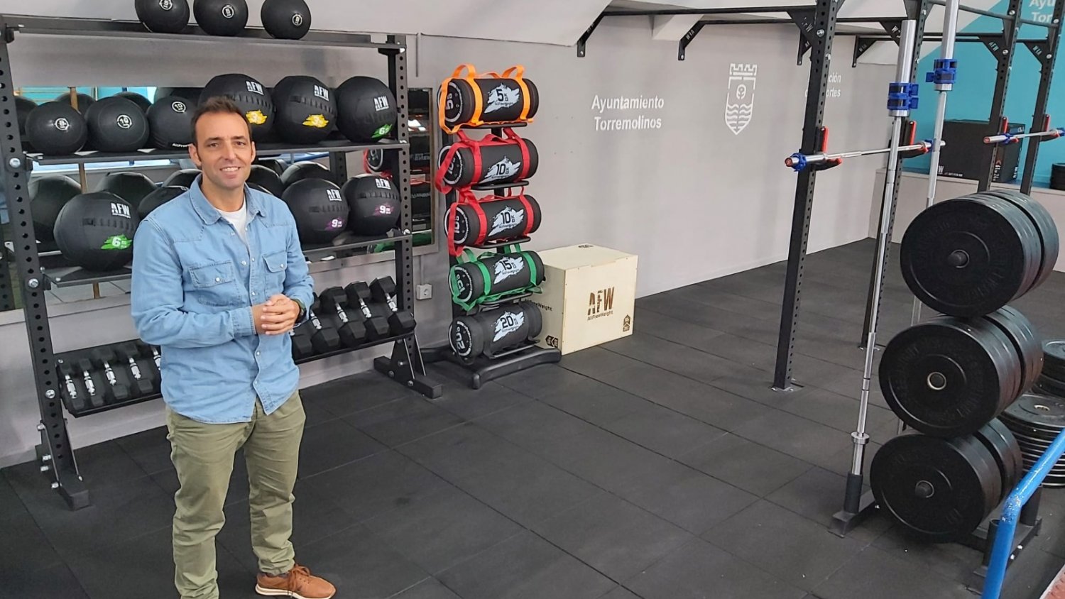 Torremolinos implanta una nueva zona de entrenamiento funcional en el gimnasio municipal