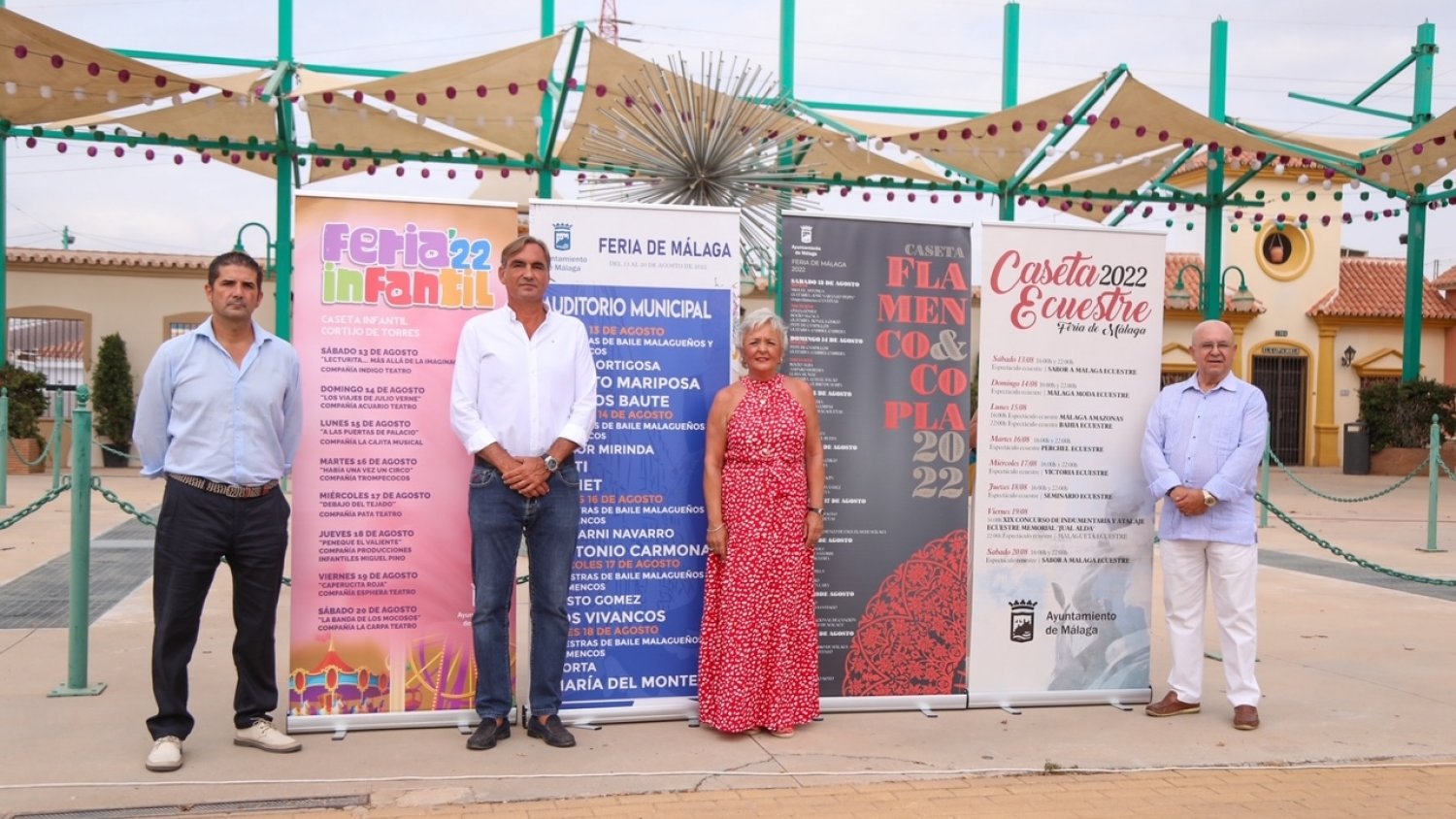 El Real de Cortijo de Torres cuenta con más de 21.500 metros cuadrados y 121 casetas para la Feria de Málaga