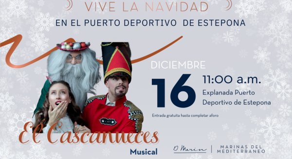 El espectáculo musical 'El Cascanueces' llega al Puerto Deportivo de Estepona