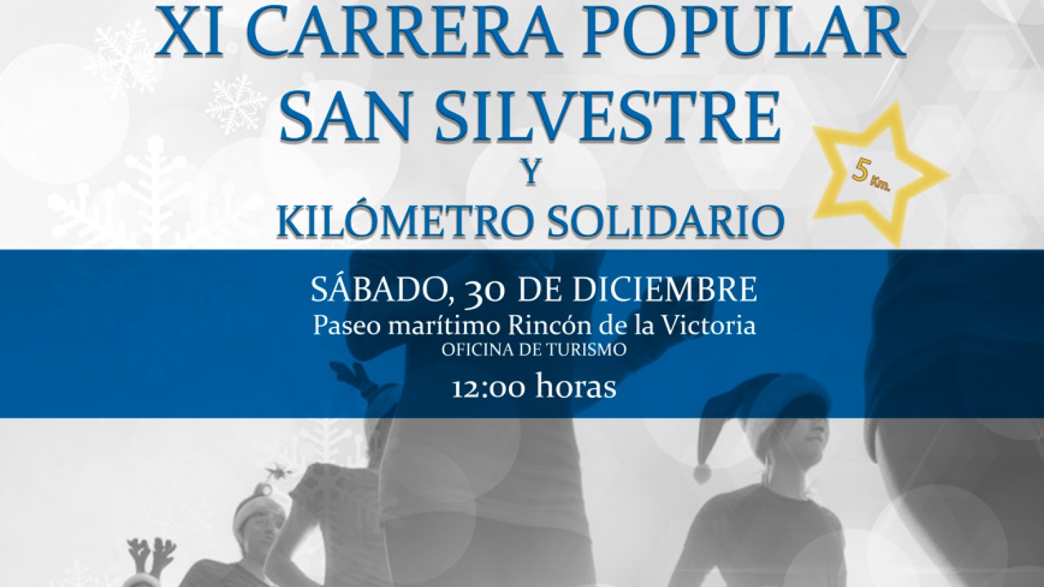 Rincón de la Victoria celebrará la XI Carrera Popular San Silvestre y el Kilómetro Solidario el 30 de diciembre