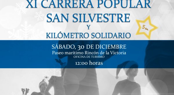Rincón de la Victoria celebrará la XI Carrera Popular San Silvestre y el Kilómetro Solidario el 30 de diciembre