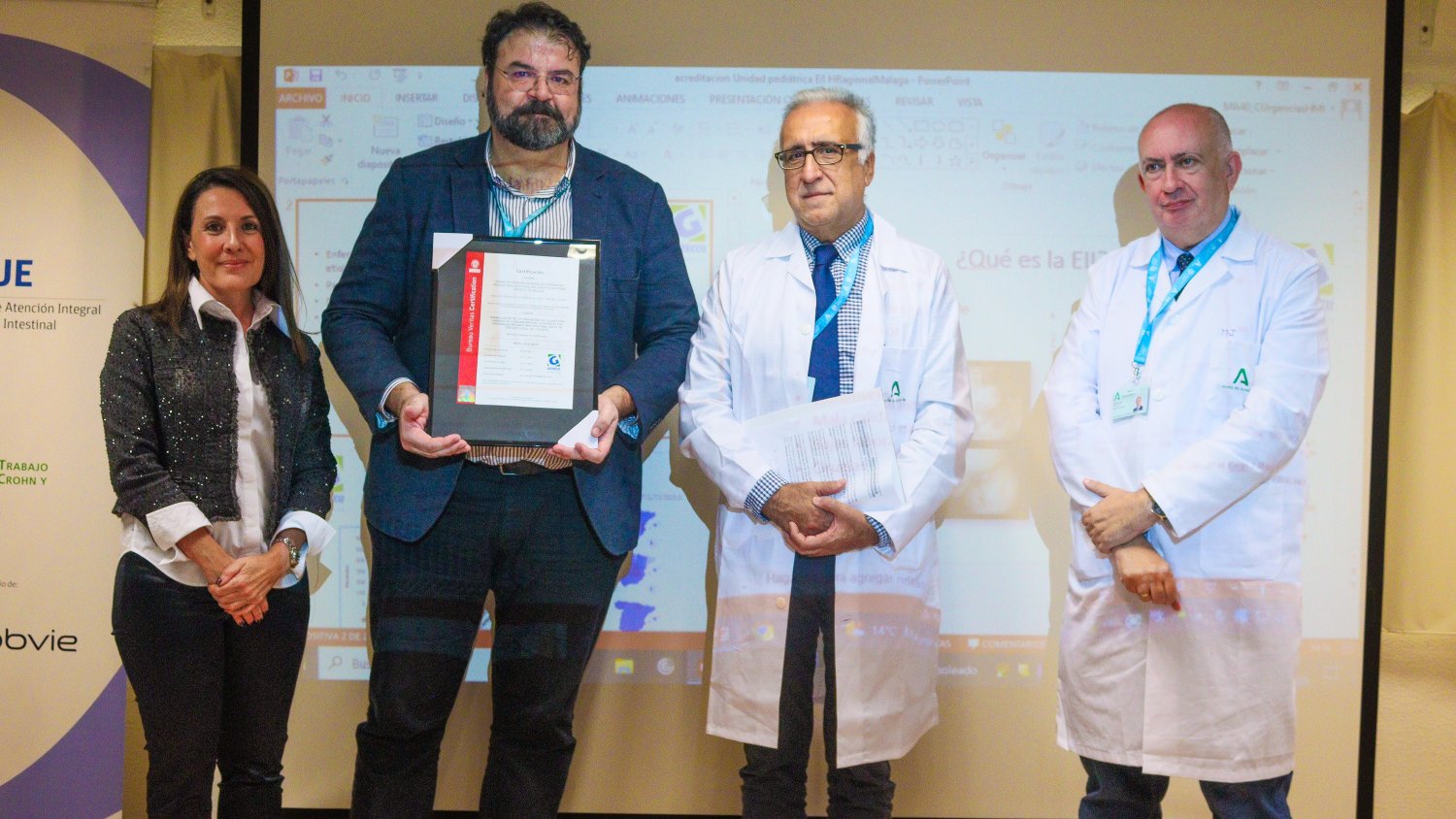 Hospital Regional de Málaga recibe certificación de calidad en la atención de la Enfermedad Inflamatoria Intestinal 