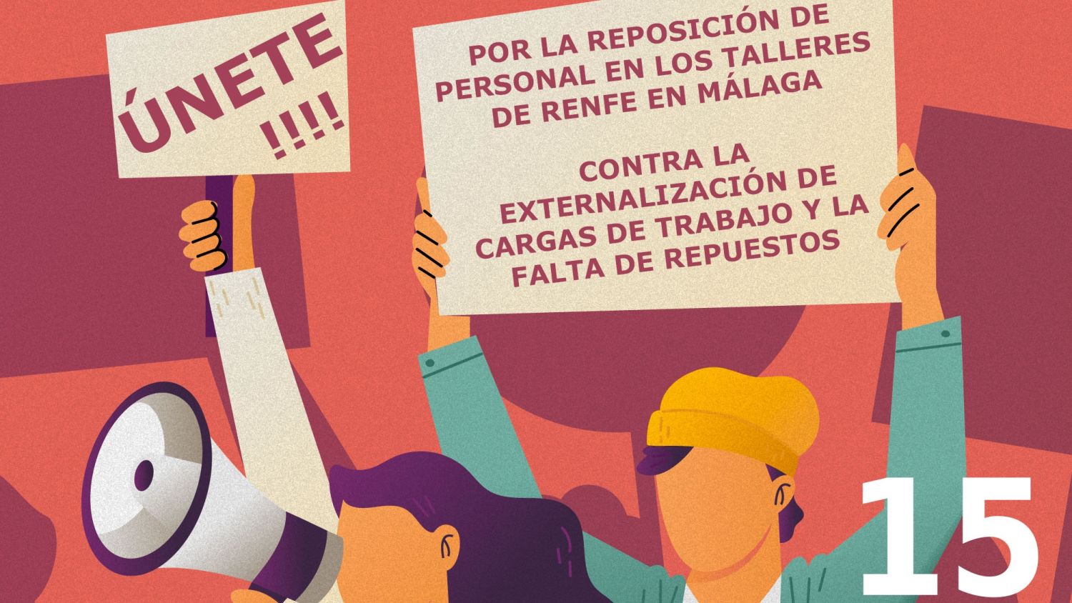 CCOO convoca huelga ante la “alarmante falta de personal” en los talleres de Renfe en Málaga y la precariedad laboral