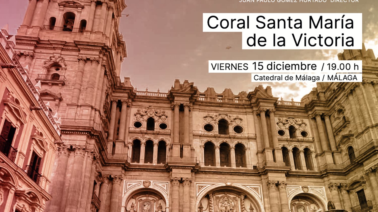 Fundación Málaga celebra la Navidad con un concierto gratuito en la Catedral el 15 de diciembre