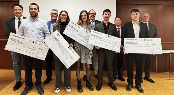 Reconocen a tres ingenieros técnicos de telecomunicación de la UMA en los Premios Ingenio Junior 2023 por sus TFG