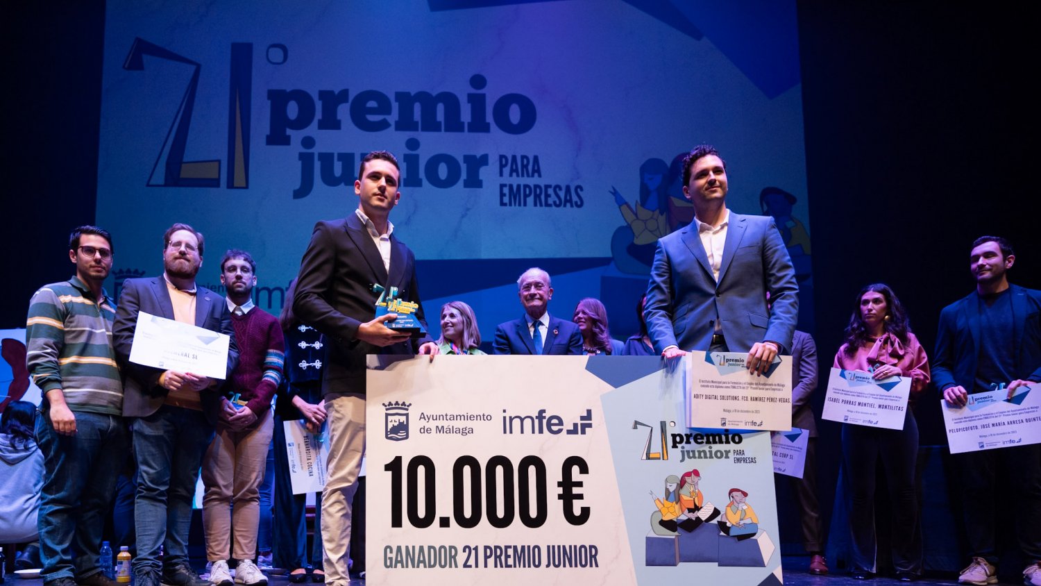 La empresa Adity Digital Solutions gana el XXI Premio Junior que concede el IMFE dotado de 10.000 euros
