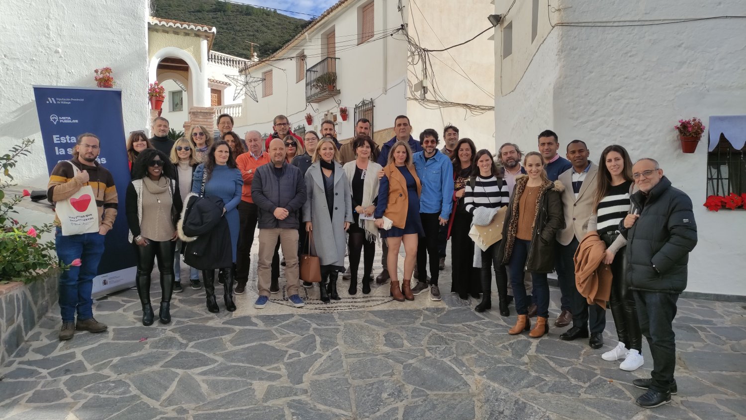Cinco empresas y cuatro ayuntamientos de la Axarquía forman a nueve participantes del proyecto Metapueblos 
