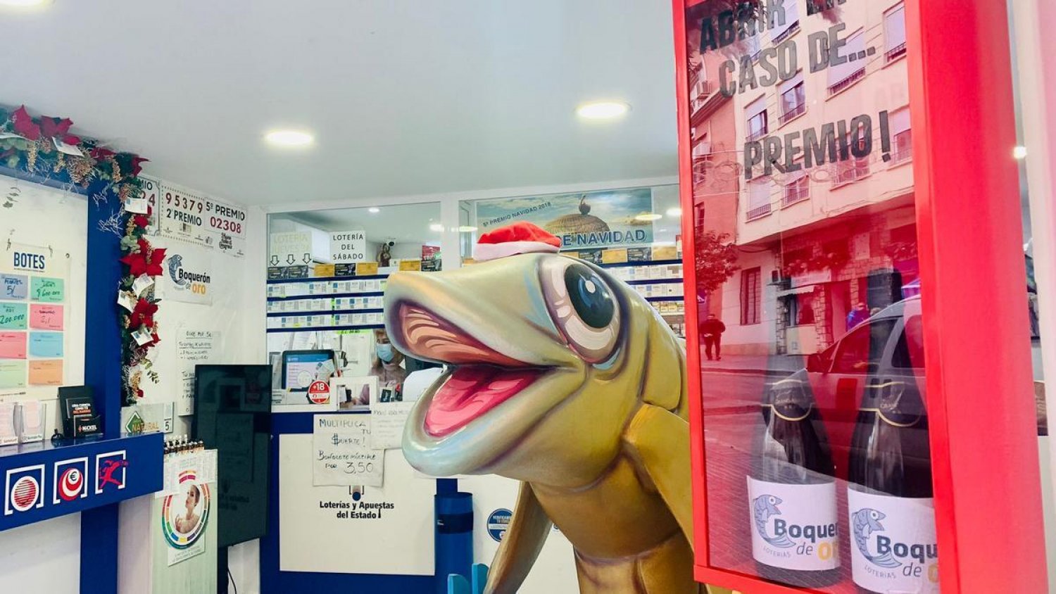 El segundo premio de la Lotería Nacional de Navidad cae en Málaga capital en la calle Lagunillas 
