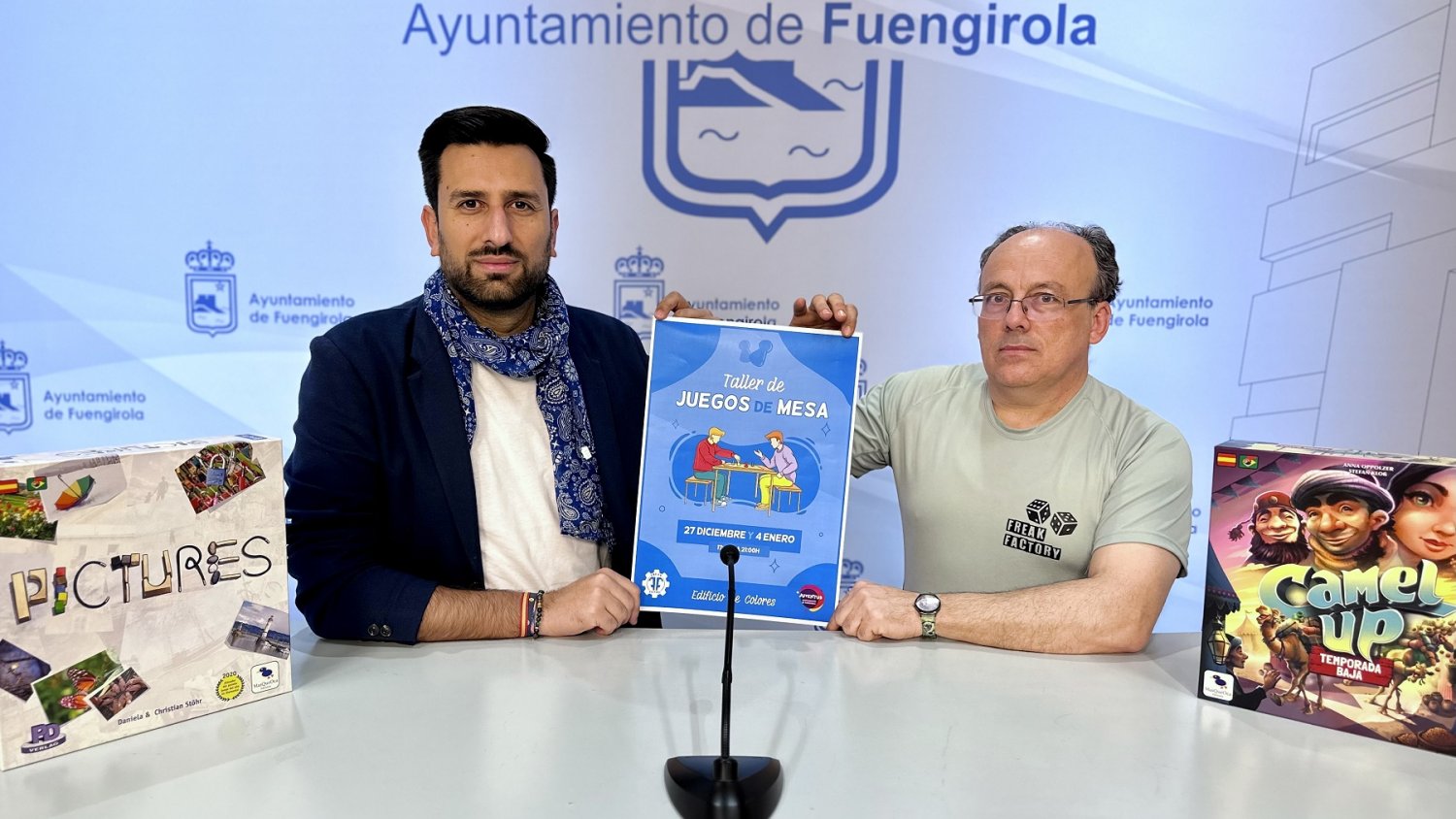 Fuengirola y la asociación Freakfactory organizan talleres de juegos de mesa el 27 de diciembre y el 4 de enero  