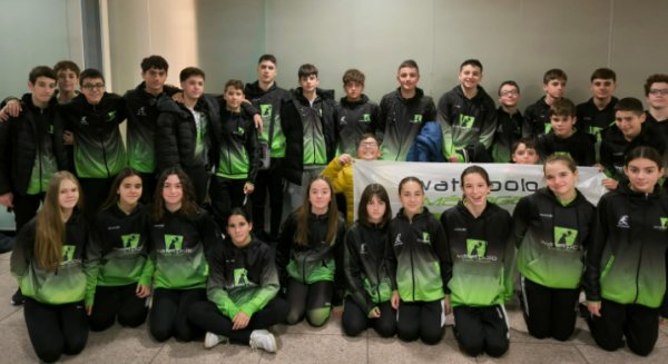 Tres equipos representan a Málaga en el prestigioso HABAWABA infantil de waterpolo