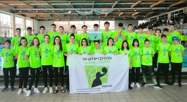 El Club Deportivo Waterpolo Málaga pisa podio en la competición HABAWABA 2024