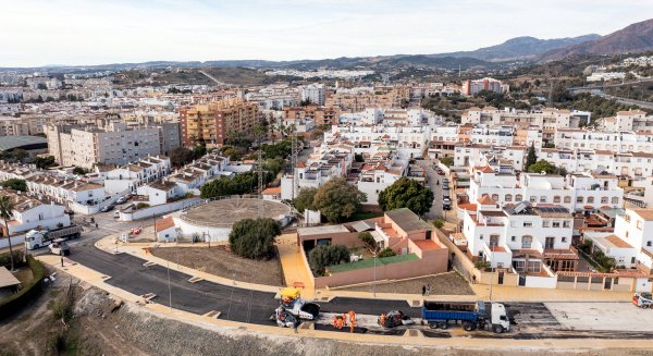 Los trabajos de ampliación de la ronda norte de circunvalación de Estepona entran en su recta final 