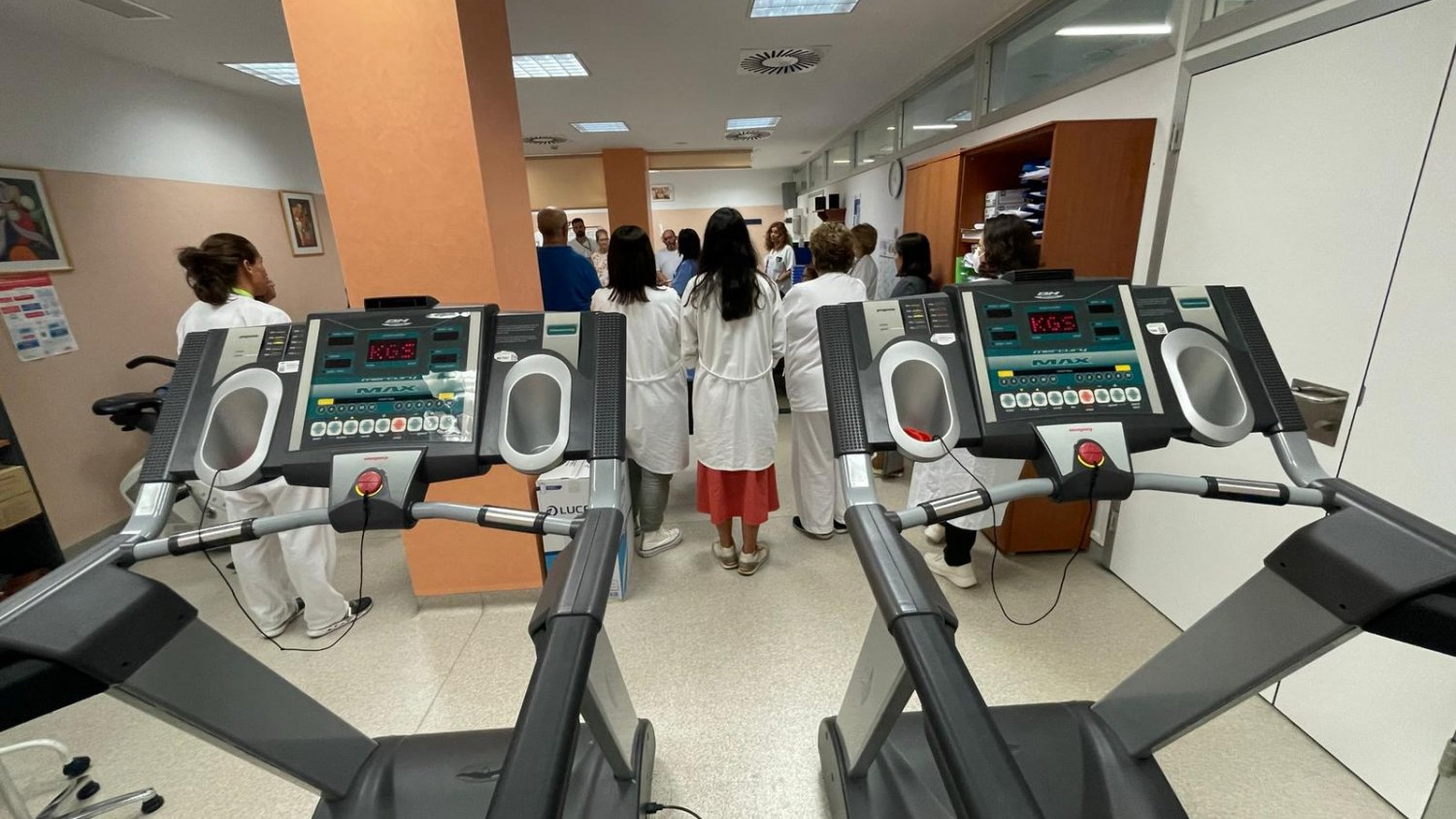 Pacientes respiratorios del Hospital Clínico de Málaga mejoran su capacidad funcional con ejercicio terapéutico
