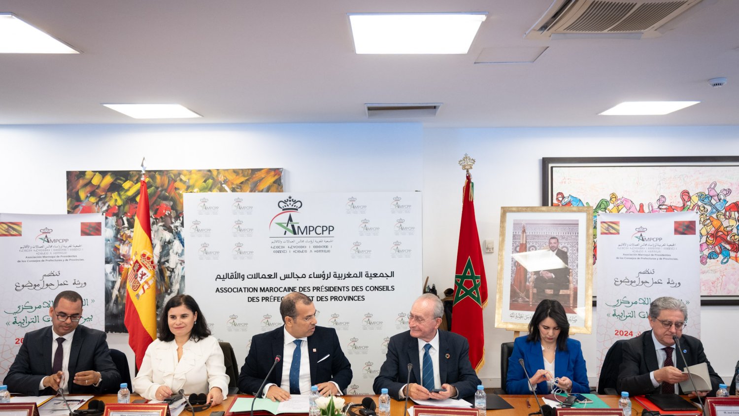 El alcalde de Málaga participa en el encuentro sobre la Cooperación Descentralizada en Rabat 