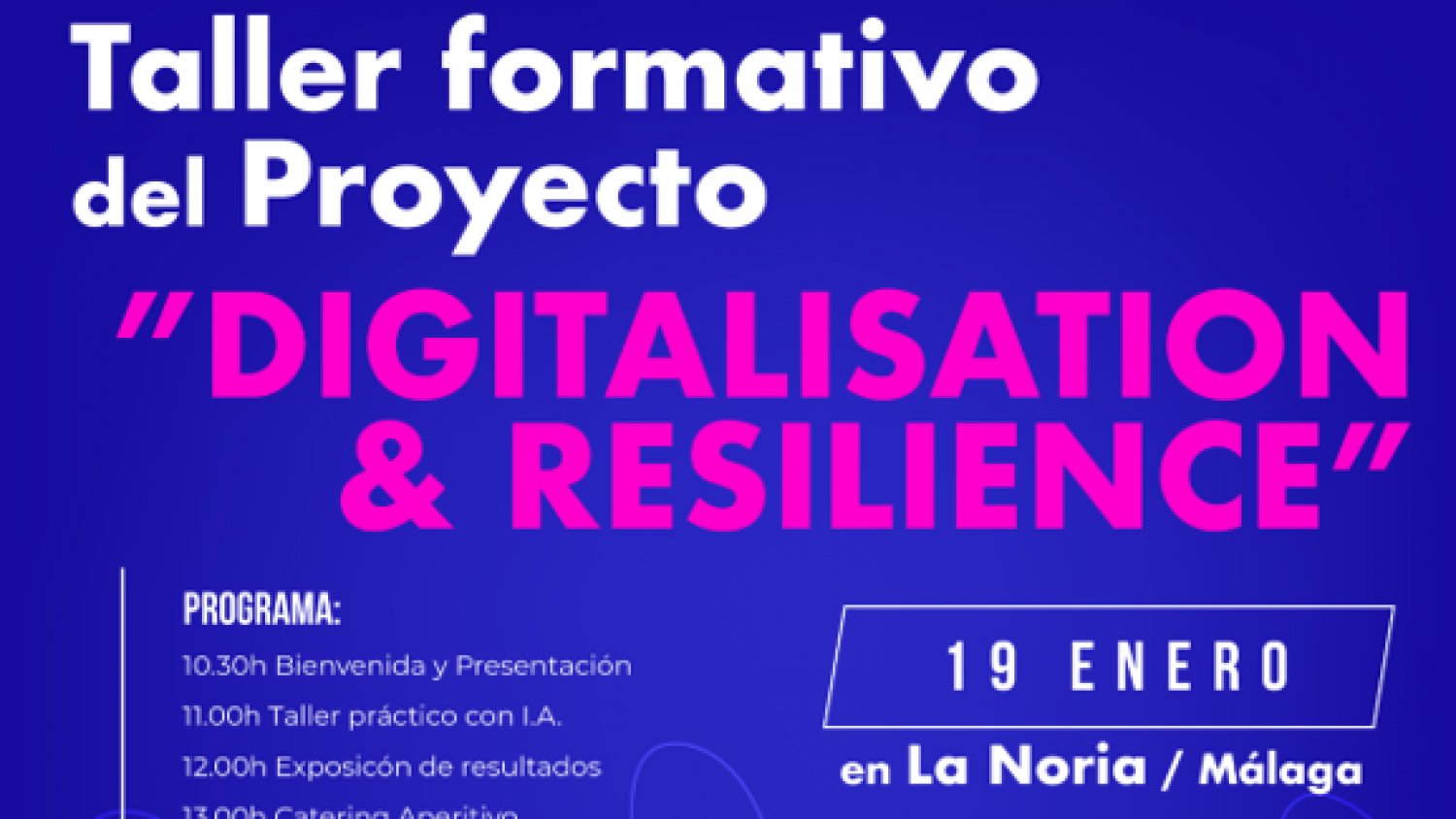 La Noria acoge en Málaga una jornada sobre IA para el desarrollo de proyectos de entidades sociales
